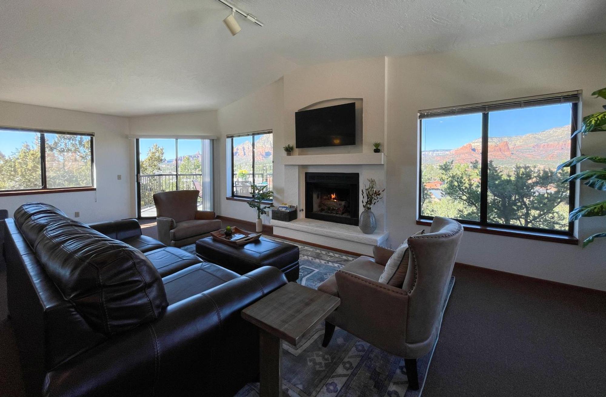 Awe Inspiring Red Rock Views With Hot Tub! Villa Sedona Exteriör bild